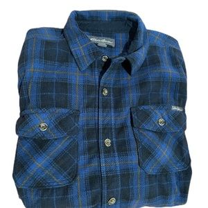 3 for $25. Men’s Eddie Bauer Plaid Flannel Shirt Jacket